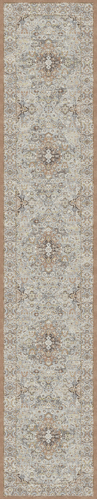 Ancient Garden 57275 Beige Multi Rug