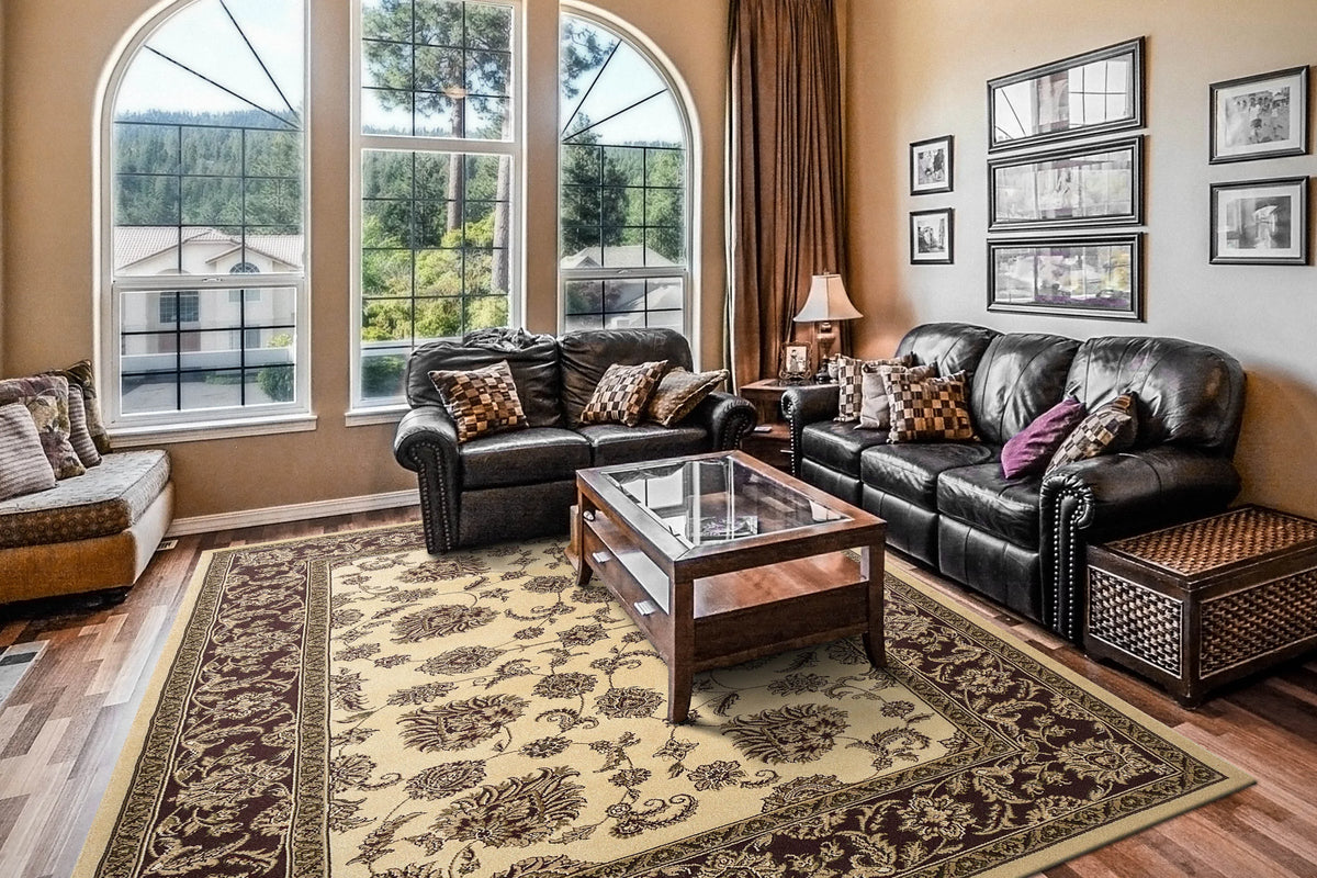 Legacy 58020-160 Cream/Brown Rug