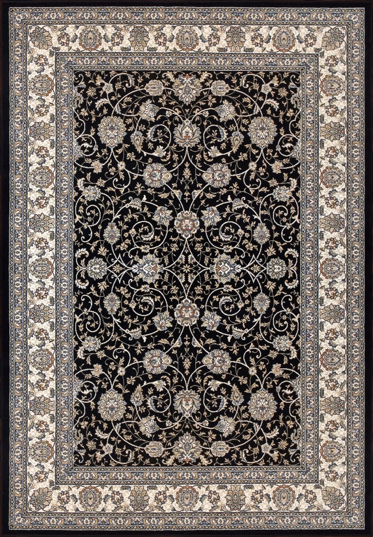 Ancient Garden 57120-3464 Blue/Ivory Rug