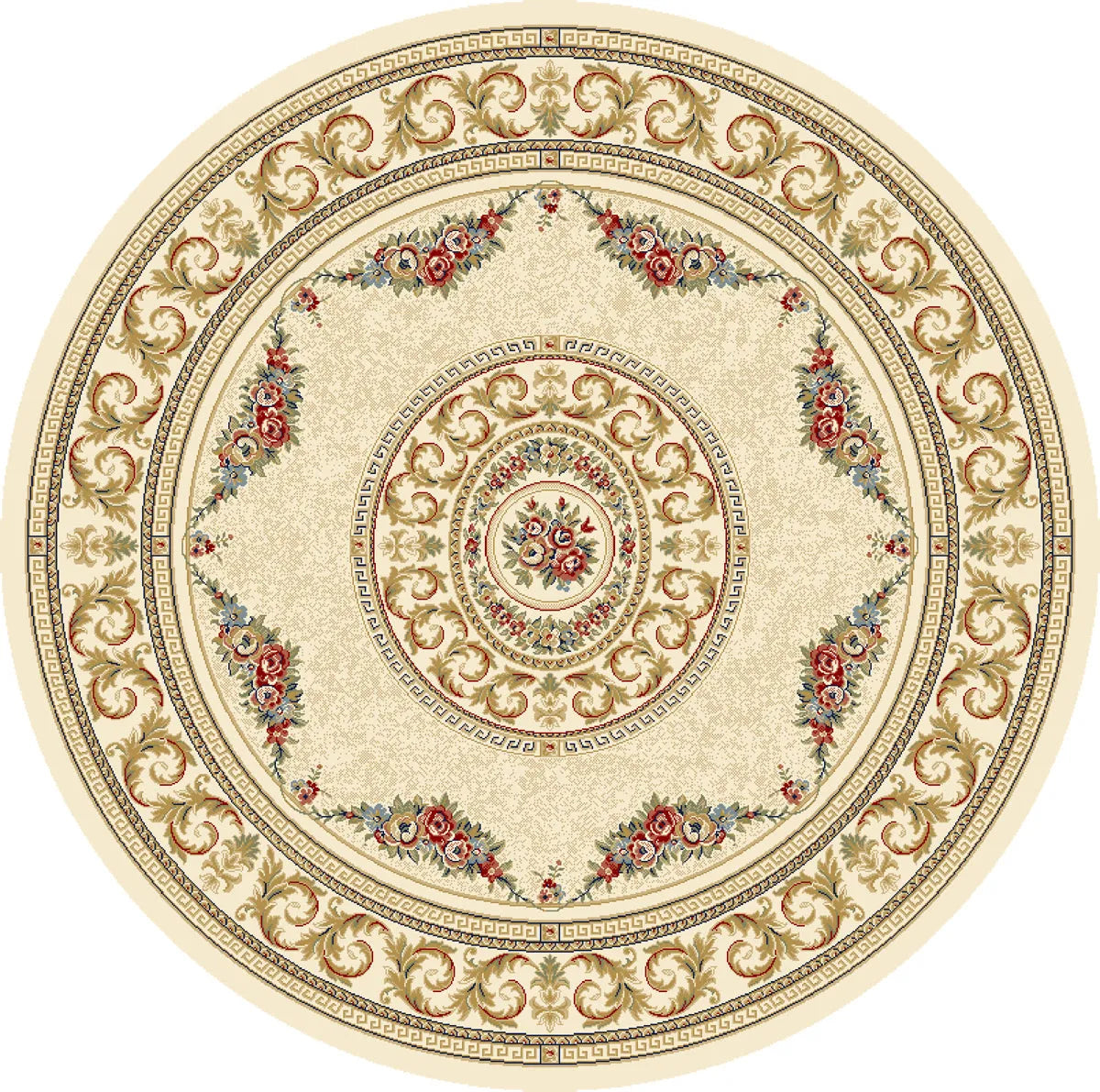 Ancient Garden 57226-6464 Ivory Rug