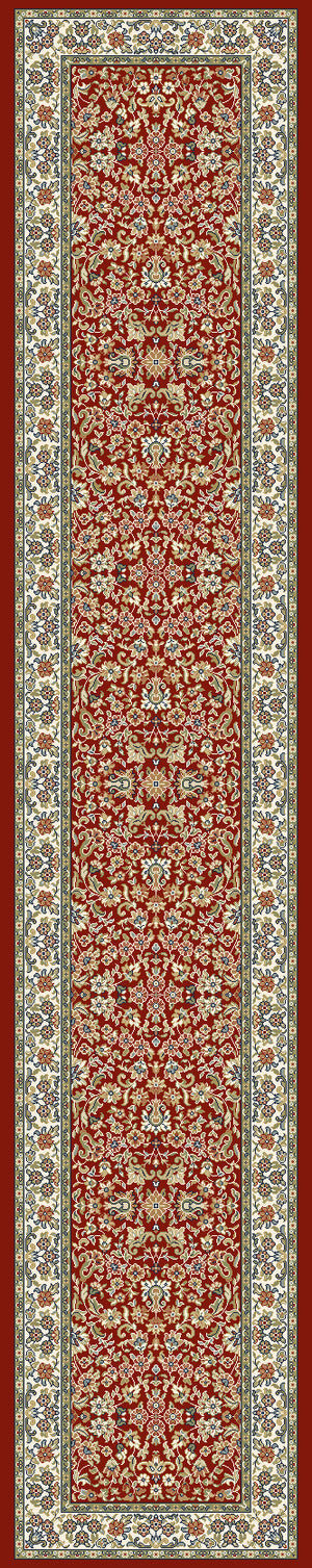 Ancient Garden 57078 Red Ivory Rug