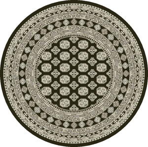 Ancient Garden 57102 Charcoal Silver Rug