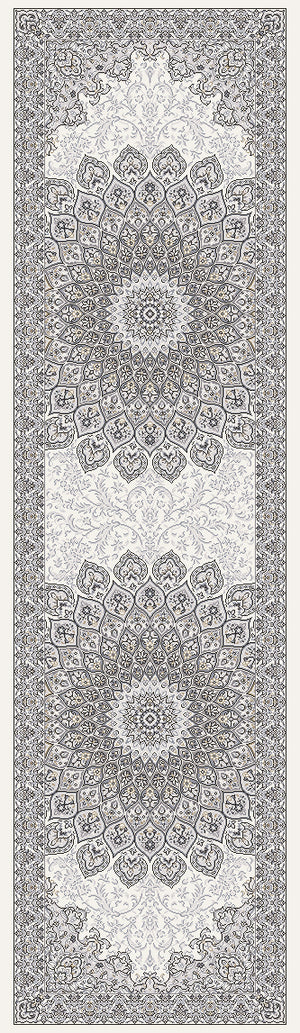 Ancient Garden 57090 Cream Grey Rug