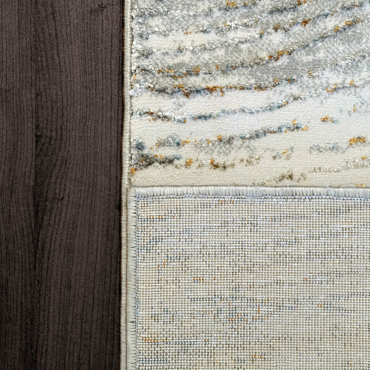 Gold 1351-897 Cream/Silver Rug