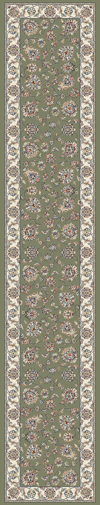 Ancient Garden 57365-4464 Green/Ivory Rug