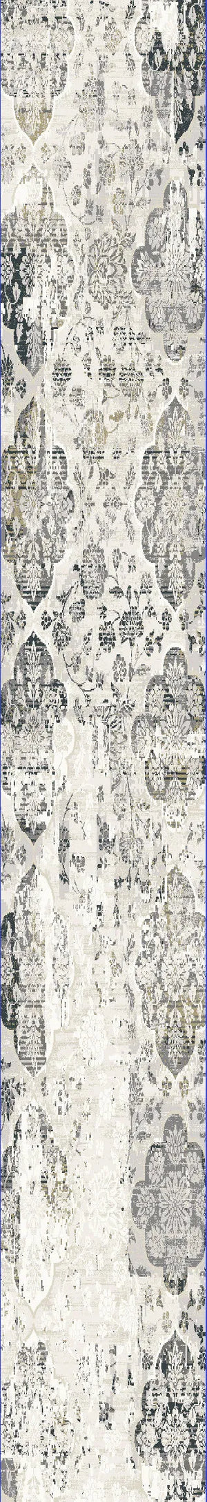 Quartz 27077-190 Ivory/Grey Rug