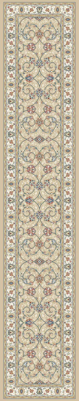 Ancient Garden 57120-2464 Light Gold/Ivory Rug