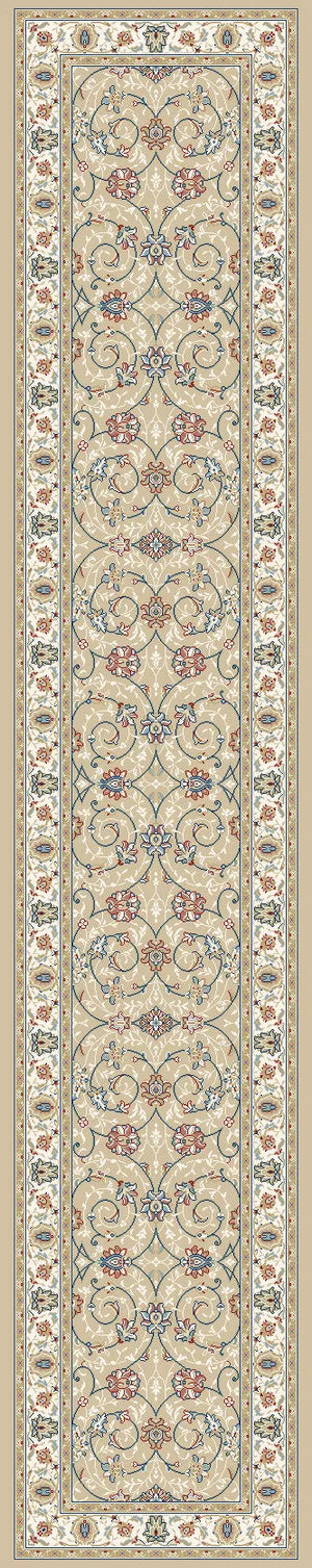 Ancient Garden 57120-2464 Light Gold/Ivory Rug