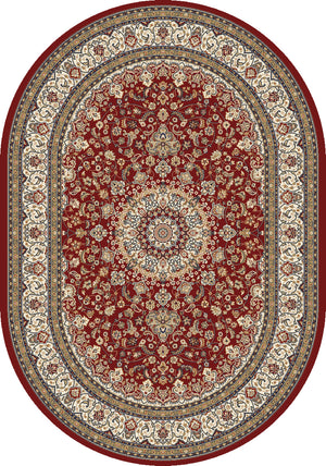 Ancient Garden 57119 Red Ivory Rug