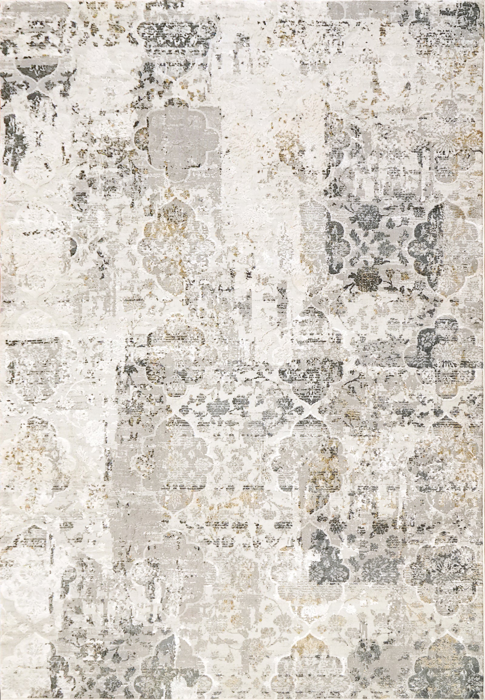 Quartz 27077-190 Ivory/Grey Rug