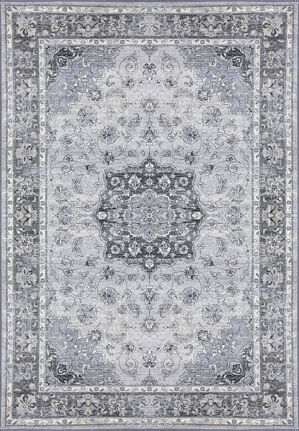 Ancient Garden 57559-9656 Silver/Grey Rug