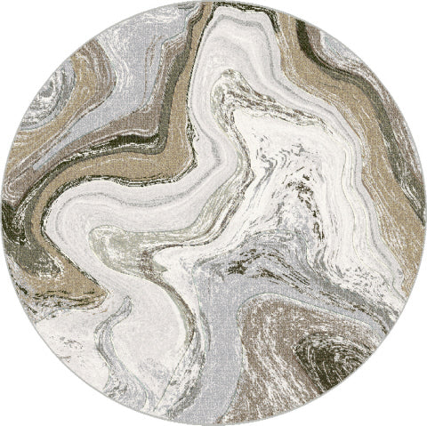 Eclipse 63436 Cream Mocha Rug