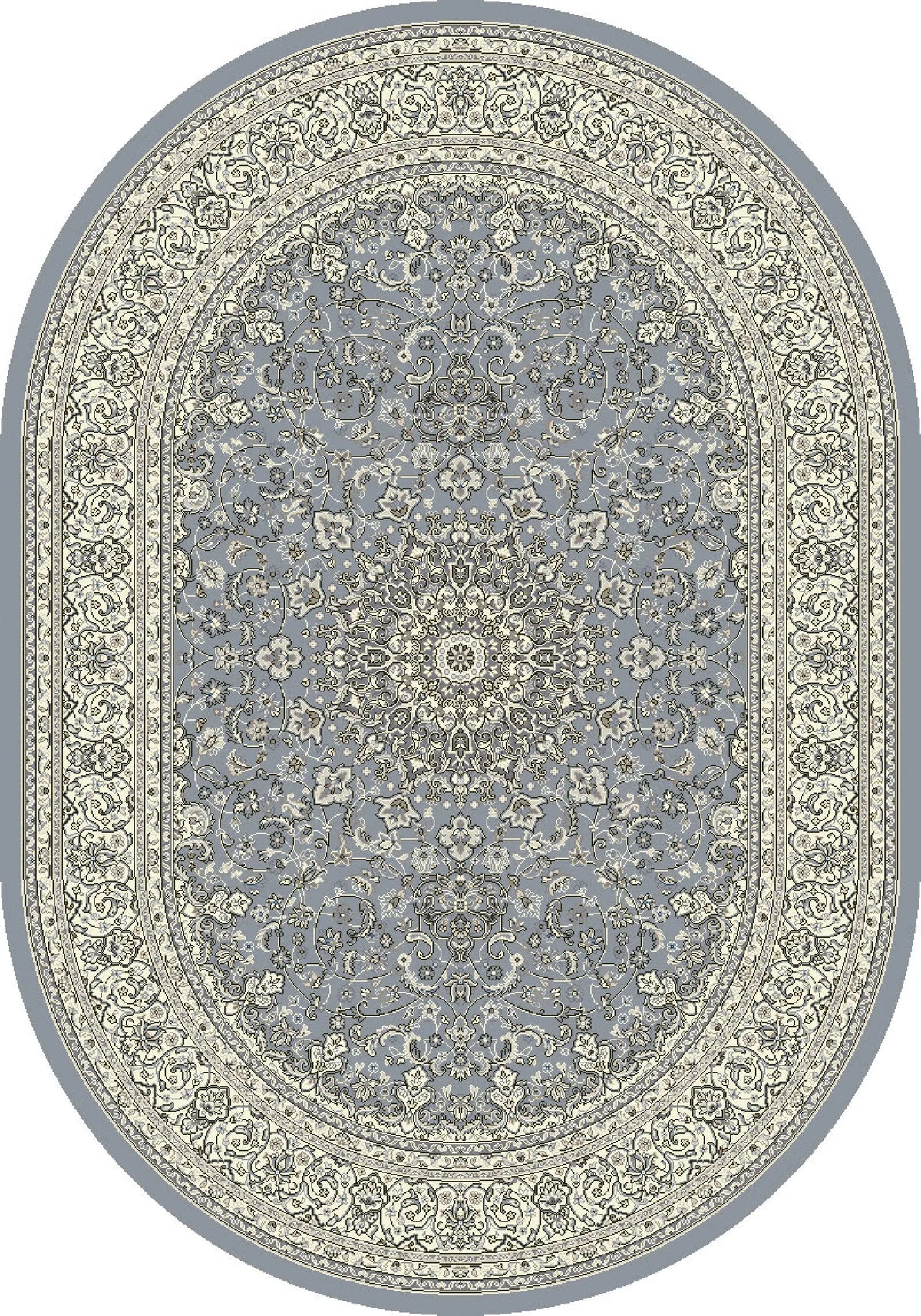 Ancient Garden 57119-4646 Steel Blue/Cream Rug