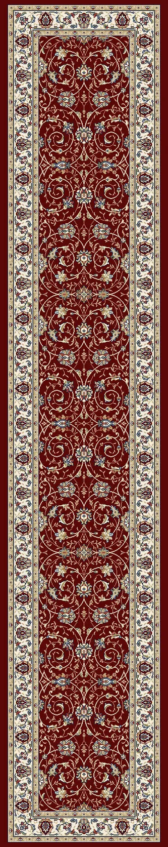 Ancient Garden 57120-1464 Red/Ivory Rug