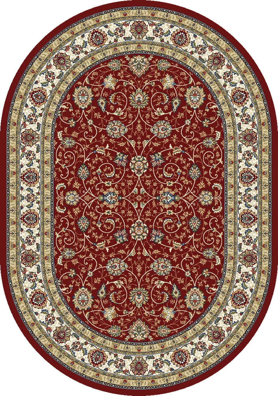 Ancient Garden 57120-1464 Red/Ivory Rug