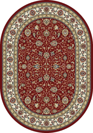 Ancient Garden 57120-1464 Red/Ivory Rug