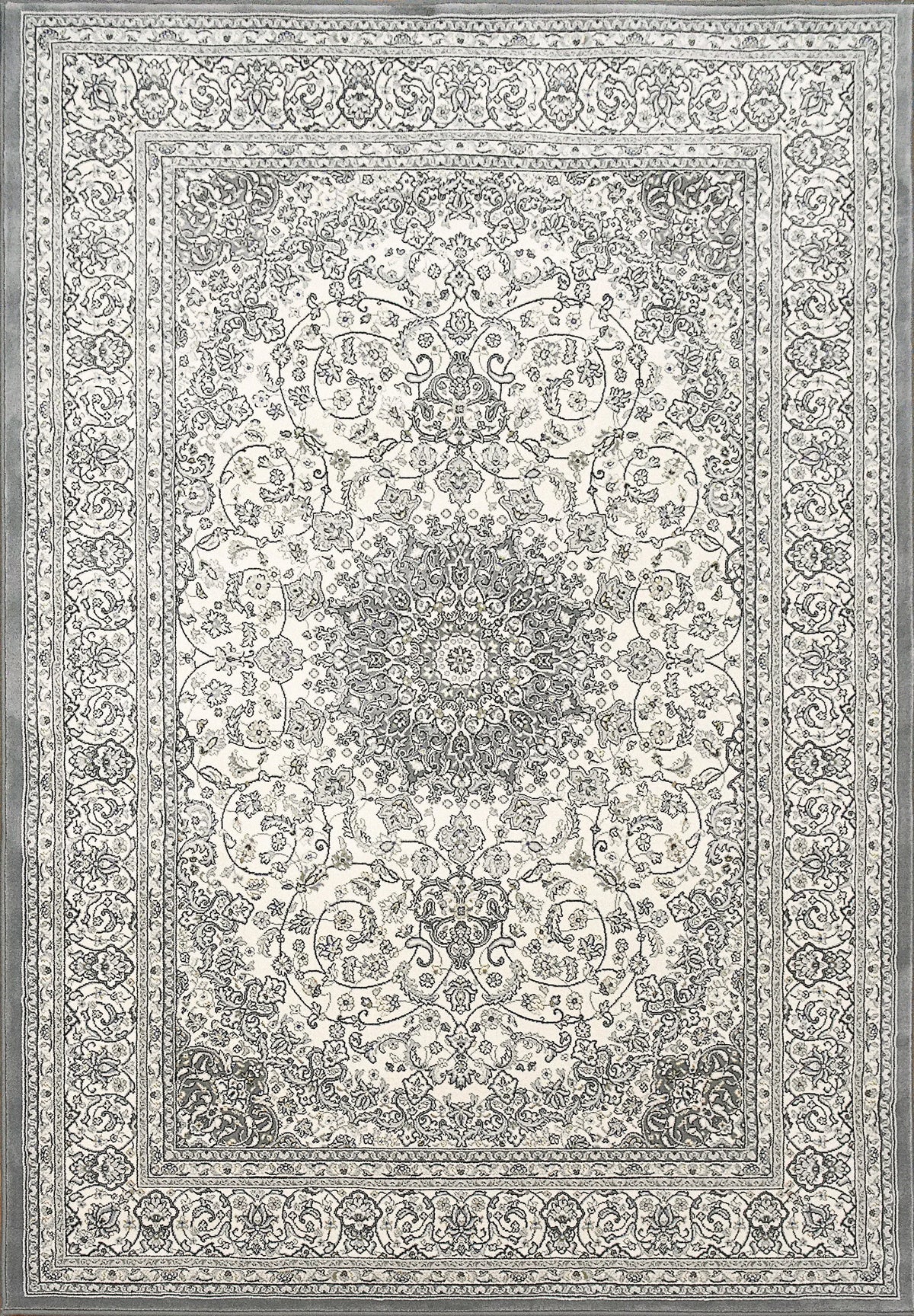 Ancient Garden 57119-6656 Cream/Grey Rug