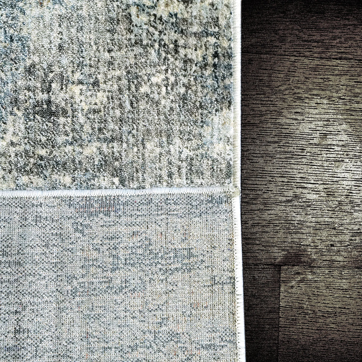 Savoy 3574-958 Silver/Blue Rug