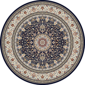 Ancient Garden 57119 Blue Ivory Rug