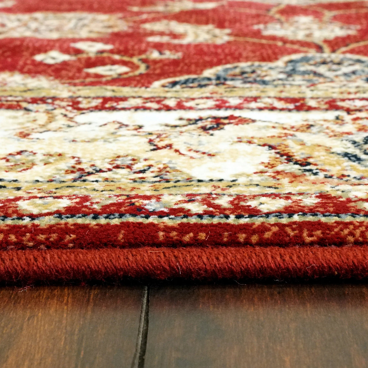 Ancient Garden 57158-1464 Red/Ivory Rug