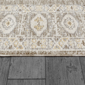 Calypso 13501-190 Ivory/Grey Rug