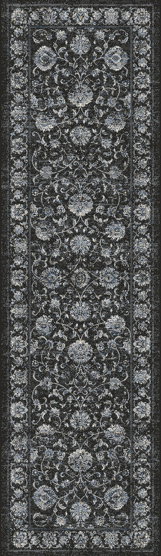 Ancient Garden 57126-3636 Charcoal/Silver Rug