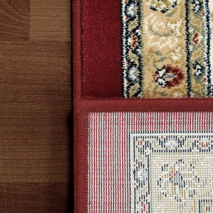Ancient Garden 57120-1464 Red/Ivory Rug