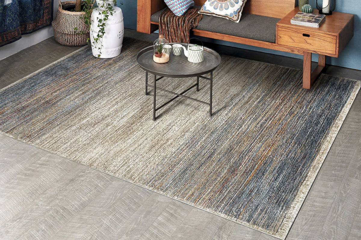 Dakota 6643-150 Cream/Blue Rug