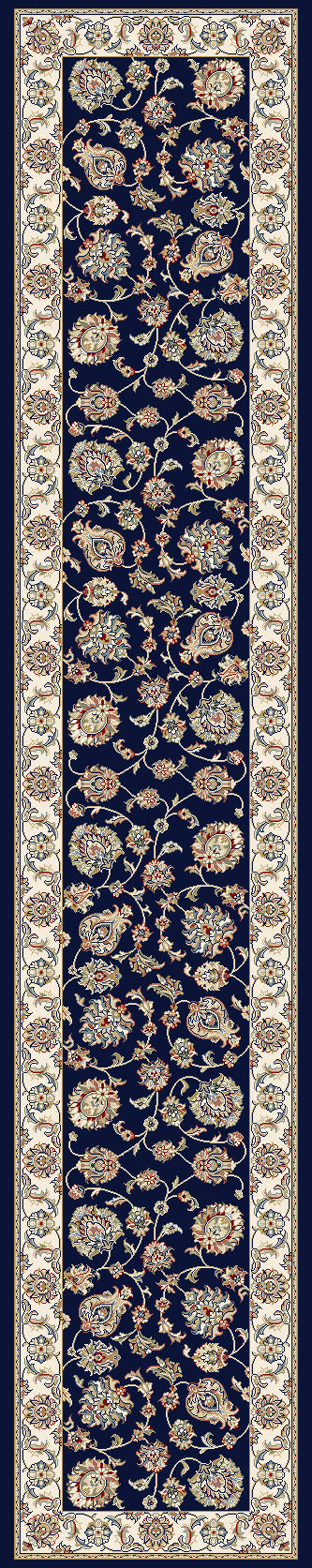 Ancient Garden 57365 Blue Ivory Rug