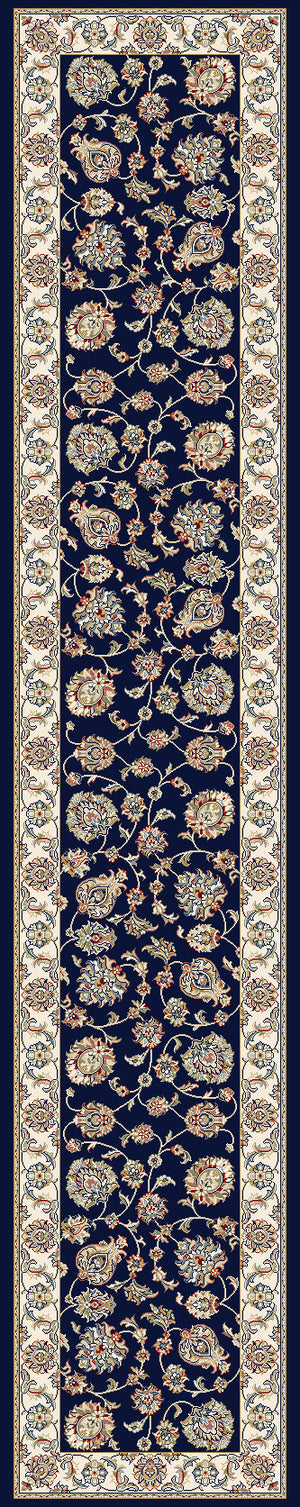 Ancient Garden 57365 Blue Ivory Rug