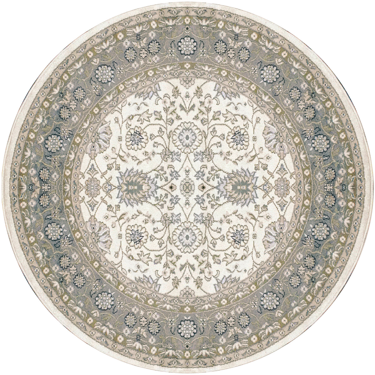 Yazd 2803 Ivory Grey Rug