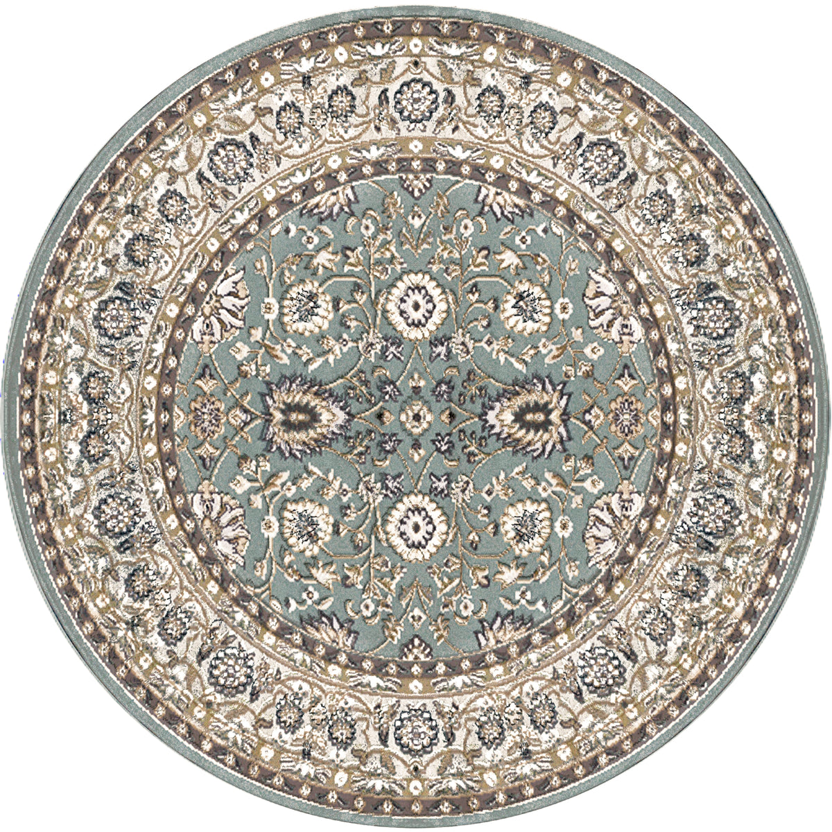 Yazd 2803 Grey Ivory Rug