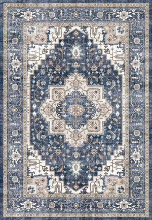 Elise 6302 Navy Ivory Rug