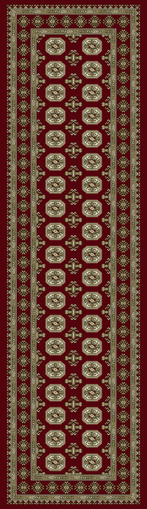 Ancient Garden 57102 Red Beige Rug