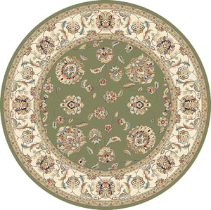 Ancient Garden 57365 Green Ivory Rug