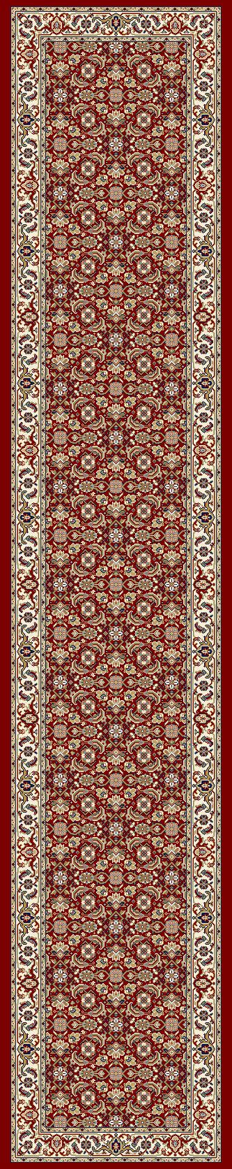 Ancient Garden 57011 Red Ivory Rug
