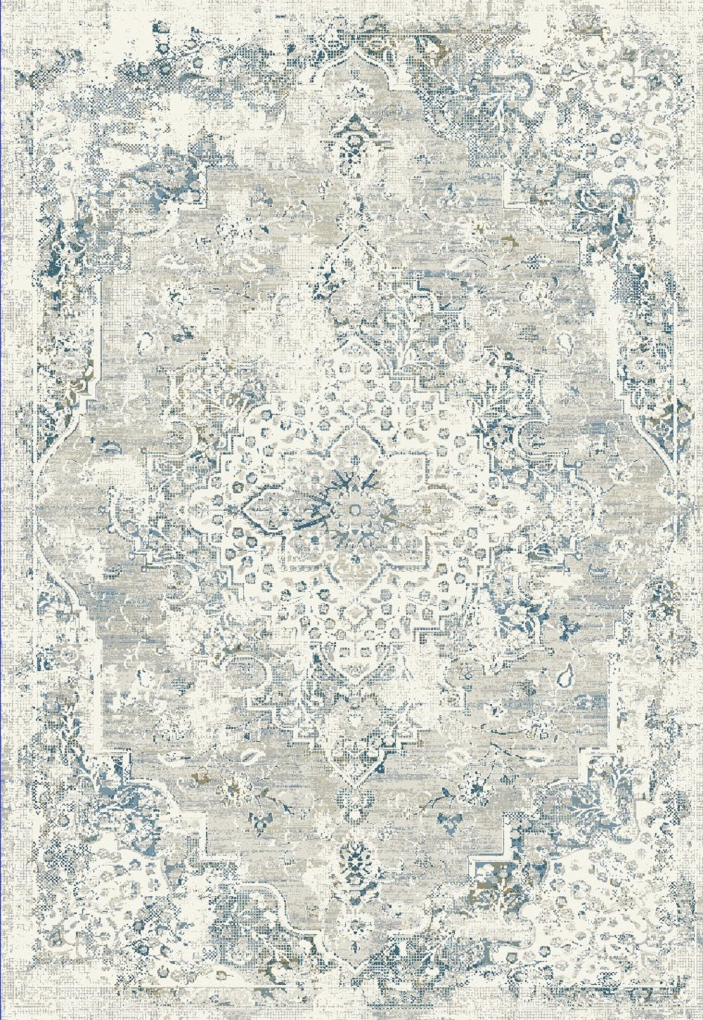 Quartz 27064-195 Ivory/Grey Rug