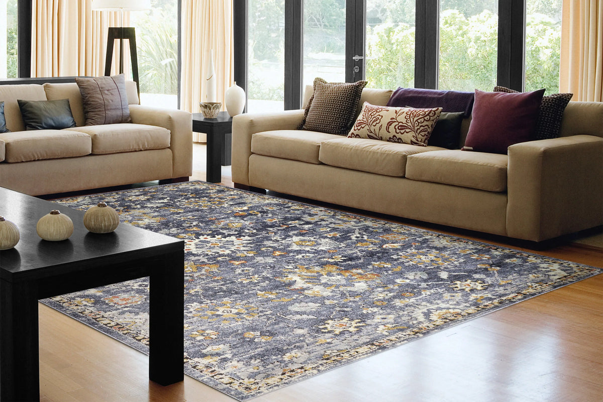 Mabel 4092-599 Navy/Multi Rug