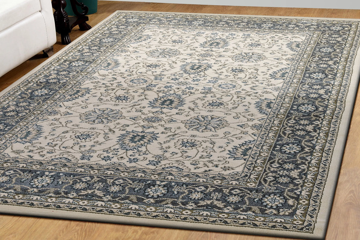 Yazd 2803-190 Ivory/Grey Rug