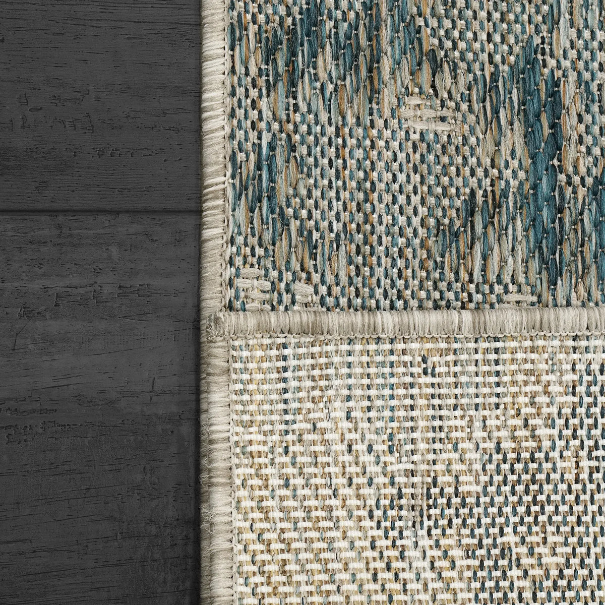 Melissa 4234-950 Grey/Blue Rug