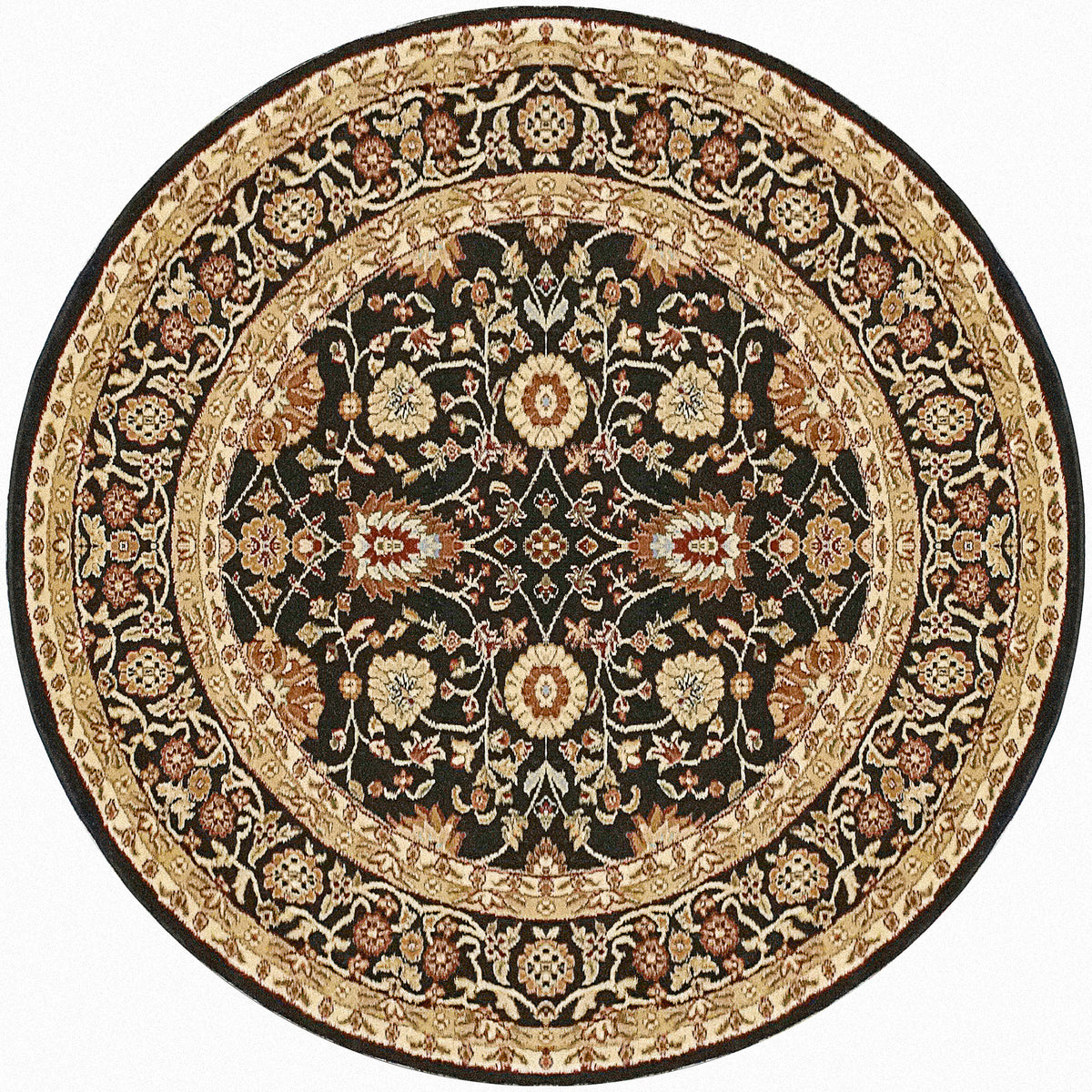Yazd 2803 Black Rug