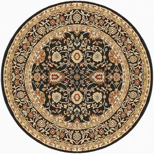 Yazd 2803 Black Rug