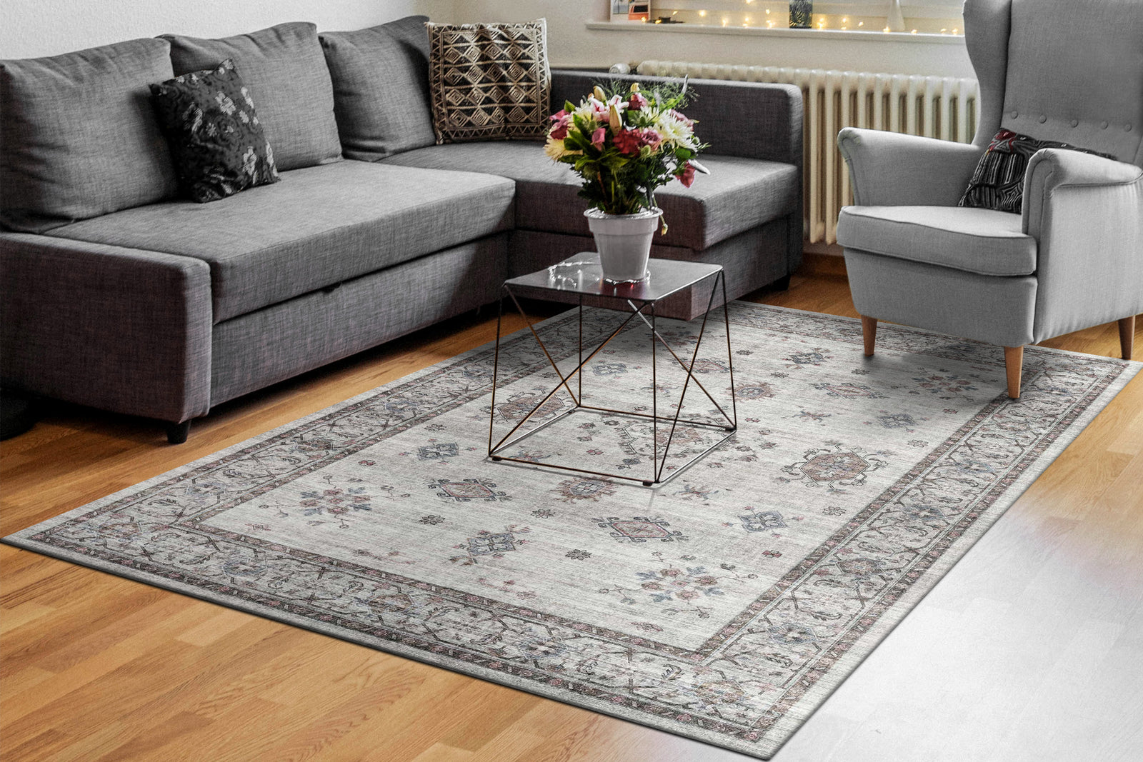 Elise 6304-900 Grey Rug