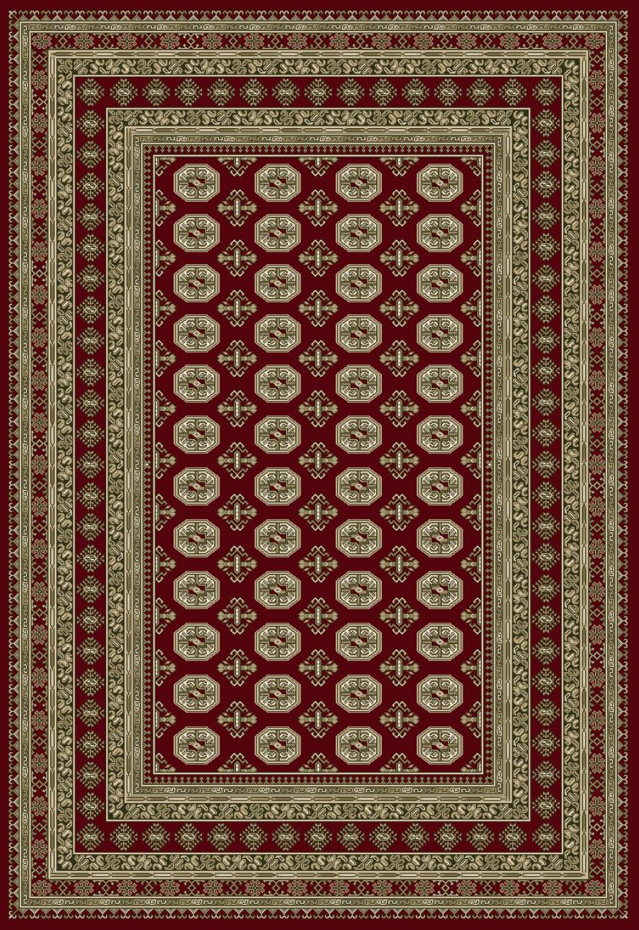 Ancient Garden 57102-1293 Red/Beige Rug