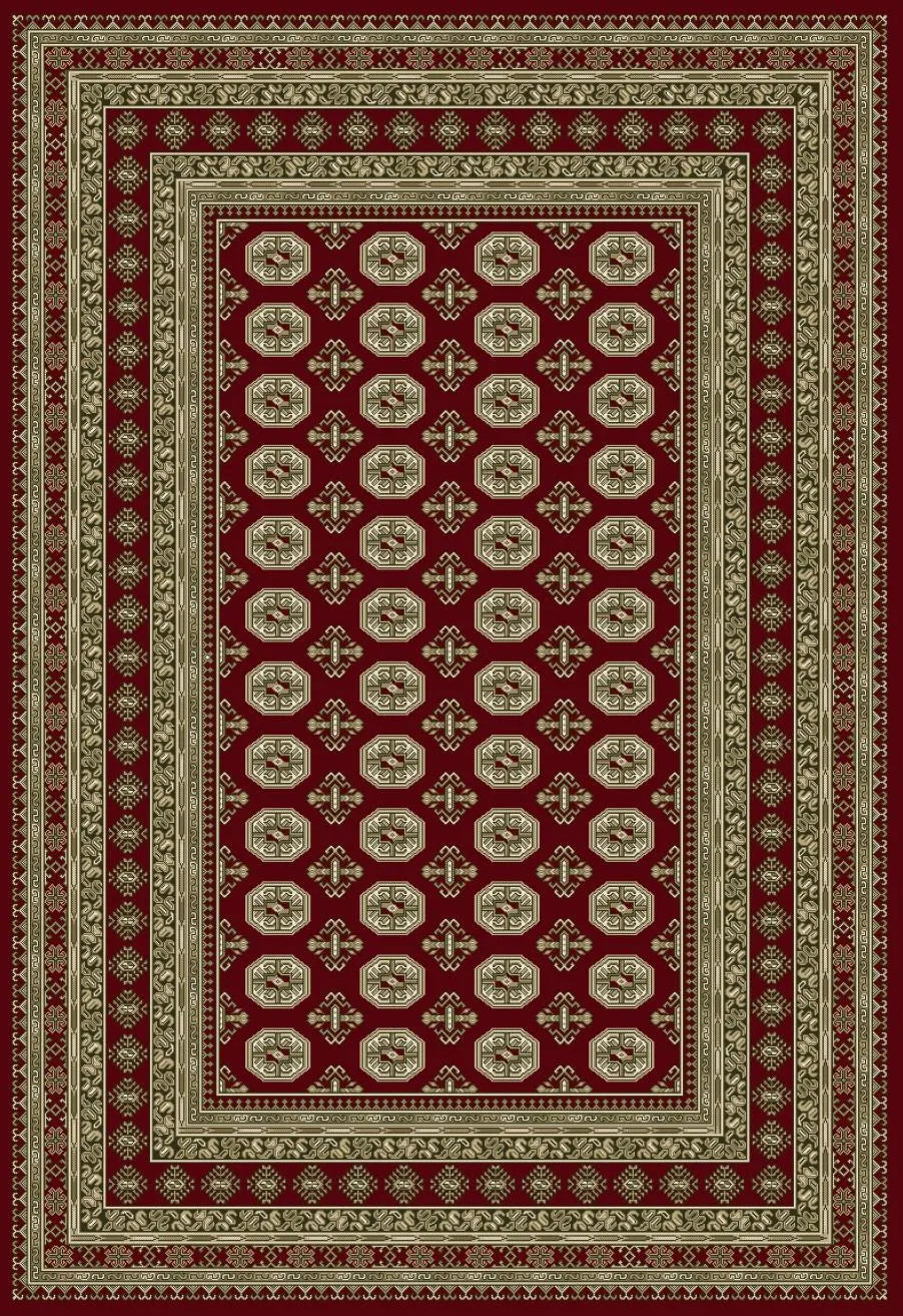 Ancient Garden 57102-1293 Red/Beige Rug