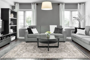 Calypso 13505-190 Ivory/Grey Rug