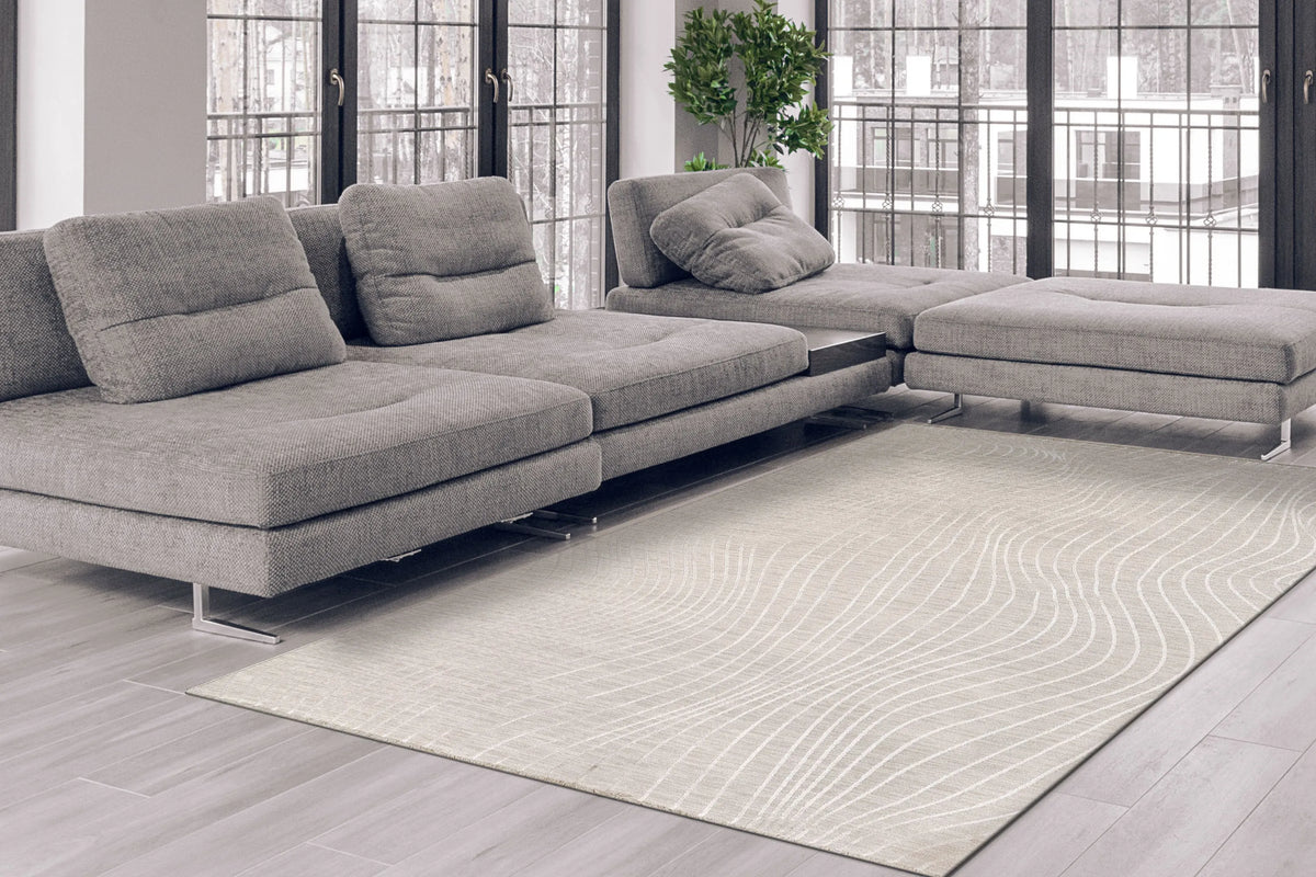 Mesa 9744-100 Cream Rug