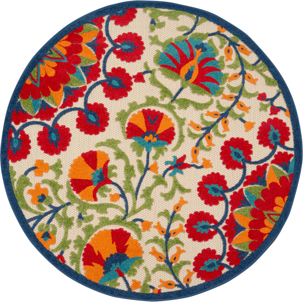 Aloha ALH20 Red Multicolor Rug