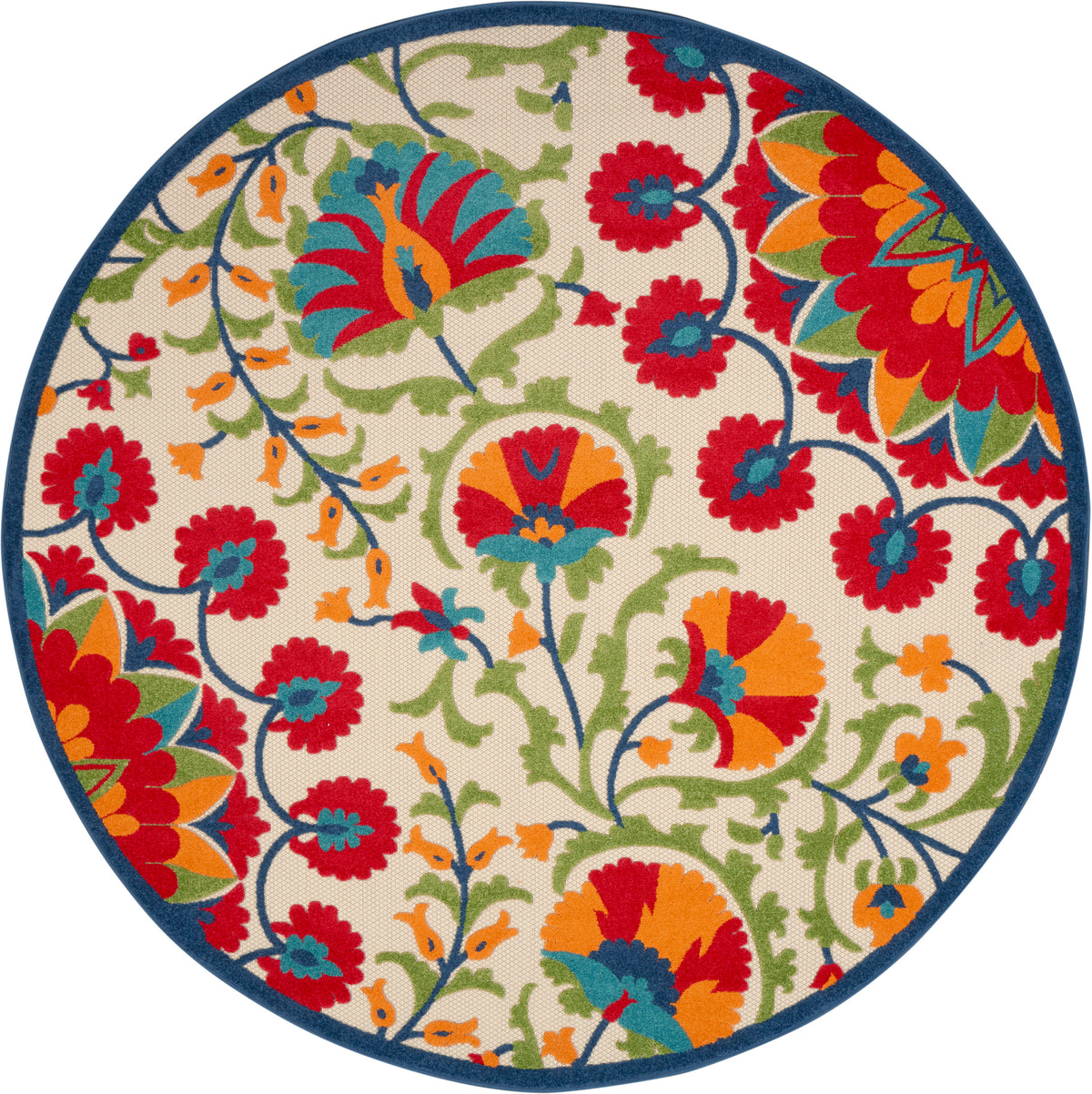 Aloha ALH20 Red Multicolor Rug