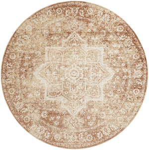 Astra Machine Washable ASW12 Rust Rug
